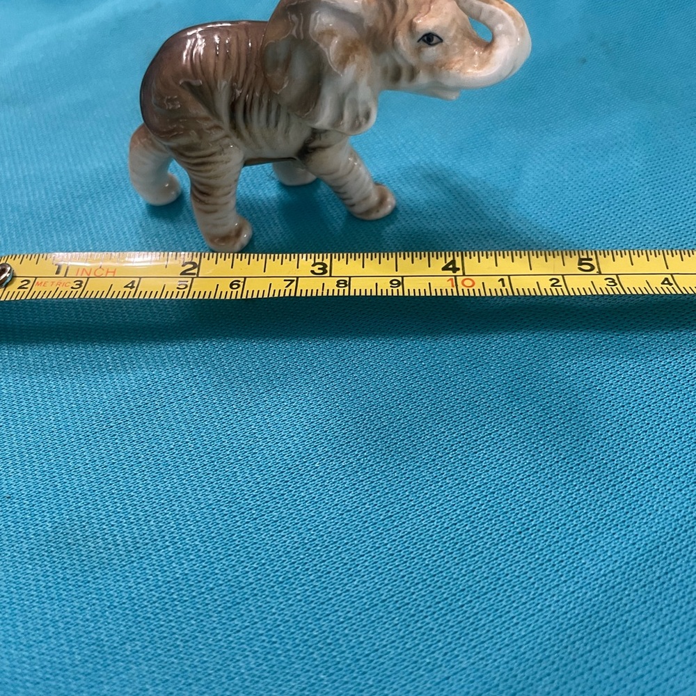Vintage, tiny, ceramic elephant
